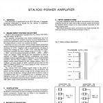 Radford STA100 Technical Instructions P1